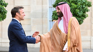 El pr&iacute;ncipe heredero saudita agradece a Macron su "calurosa acogida" en Francia
