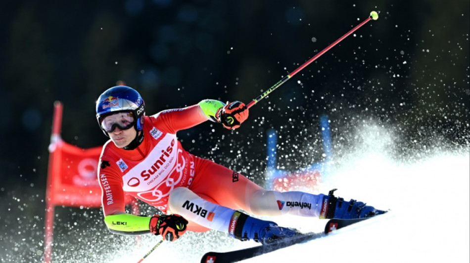 Odermatt extends World Cup lead with giant slalom home win in Abelboden