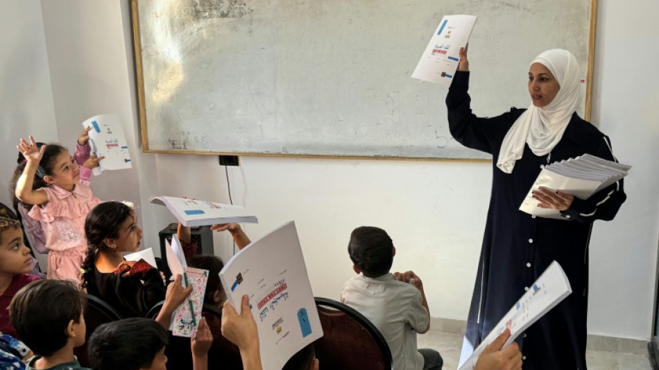Dans le nord de l'&Eacute;gypte, des enfants de Gaza retrouvent le chemin de l'&eacute;cole