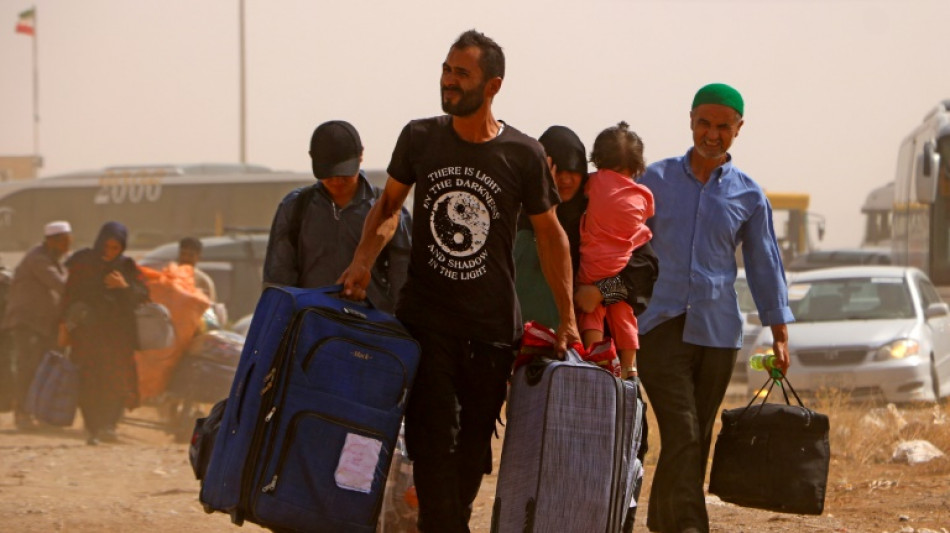 Afghans chass&eacute;s d'Iran: "urgence" &agrave; la fronti&egrave;re face &agrave; l'afflux, selon l'ONU