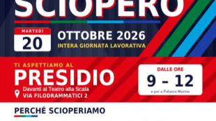 'Senza di noi non s'alza il sipario', marted&igrave; presidio dei lavoratori della Scala