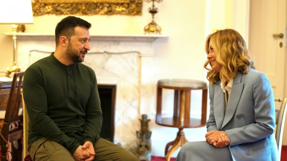 Selenskyj wirbt nach Ramstein um westliche Unterst&uuml;tzung bei Meloni in Italien