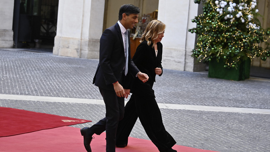 Sunak sente Meloni, l'immigrazione &egrave; una sfida paneuropea