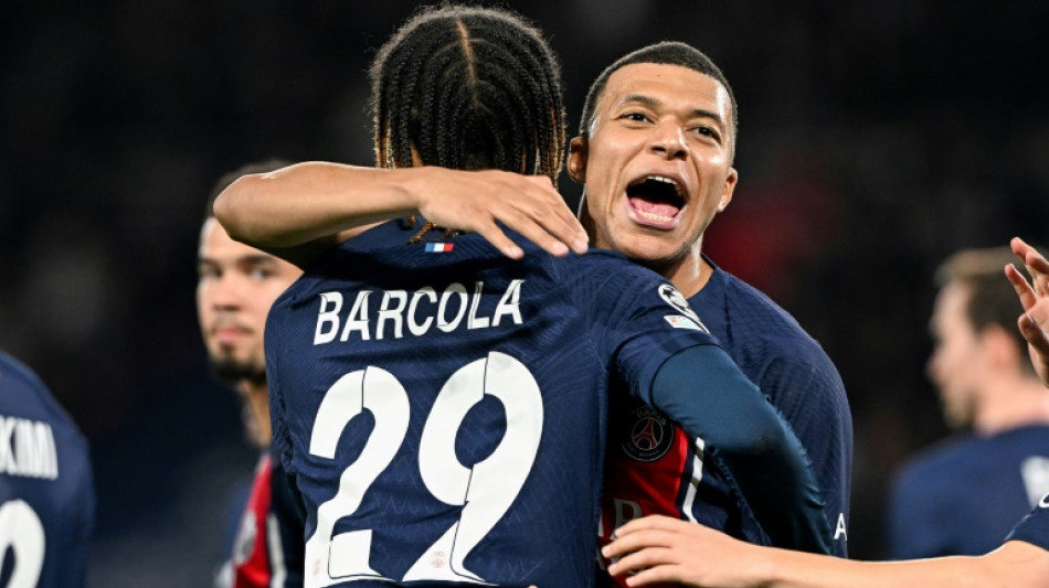 Ligue des champions: le PSG s'en sort gr&acirc;ce &agrave; Mbapp&eacute; et Barcola