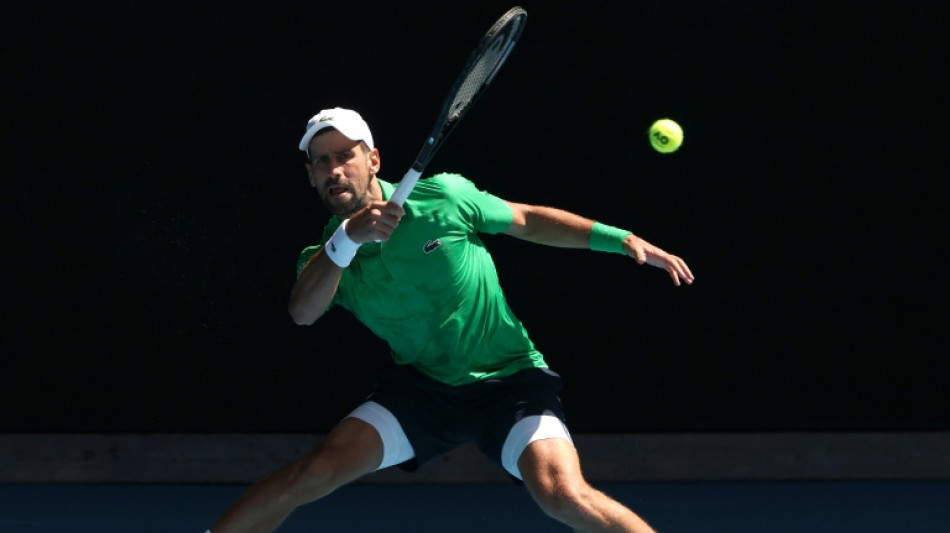 Djokovic eases into Melbourne third round - with help from a tree