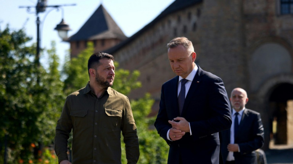 "Plus forts ensemble" : le pr&eacute;sident polonais en Ukraine avant le sommet de l'Otan