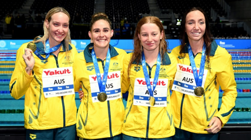Las australianas logran un nuevo r&eacute;cord en el Mundial de piscina corta