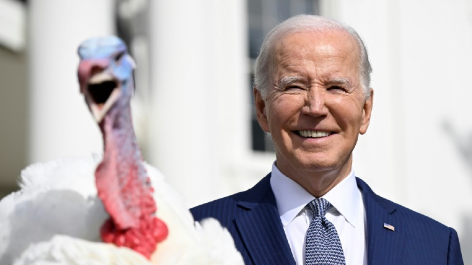 Biden begnadigt vor Thanksgiving Truth&auml;hne und witzelt an Geburtstag &uuml;ber sein Alter