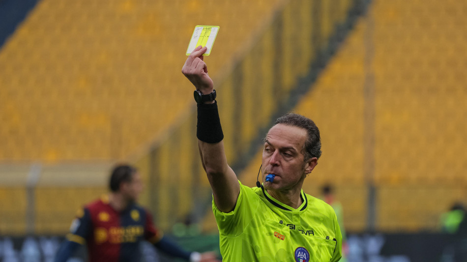 Calcio: Fabbri arbitra Cagliari-Inter, Napoli-Como a Pairetto