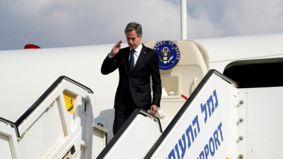 Blinken arriv&eacute; en Isra&euml;l pour une visite de solidarit&eacute; apr&egrave;s l'offensive du Hamas