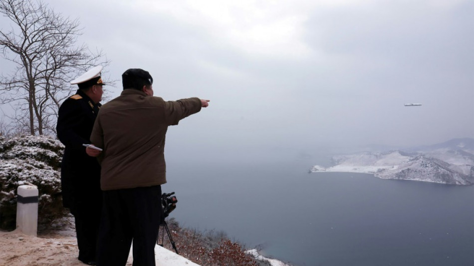 Cor&eacute;e du Nord: Kim Jong Un a supervis&eacute; les essais de missiles de croisi&egrave;re tir&eacute;s d'un sous-marin