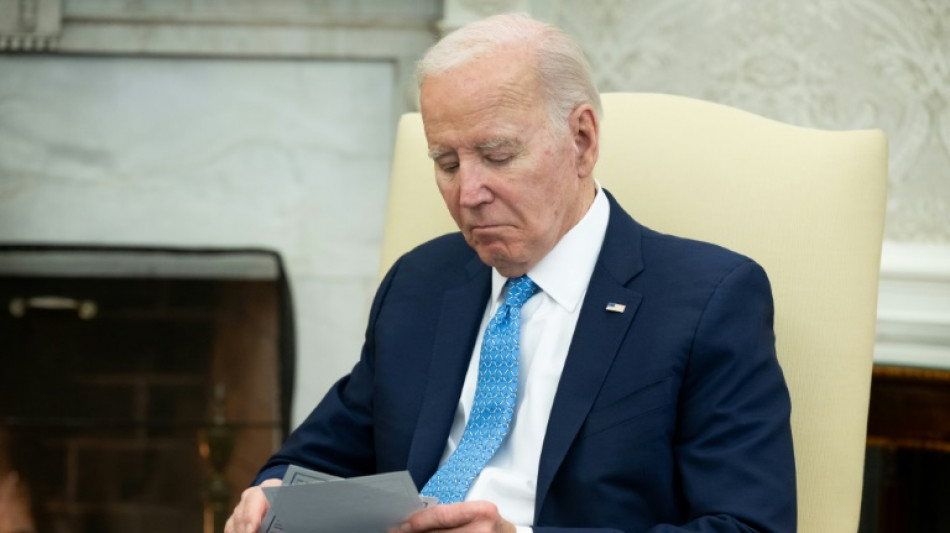 Joe Biden se r&eacute;sout aux largages d'aide sur Gaza