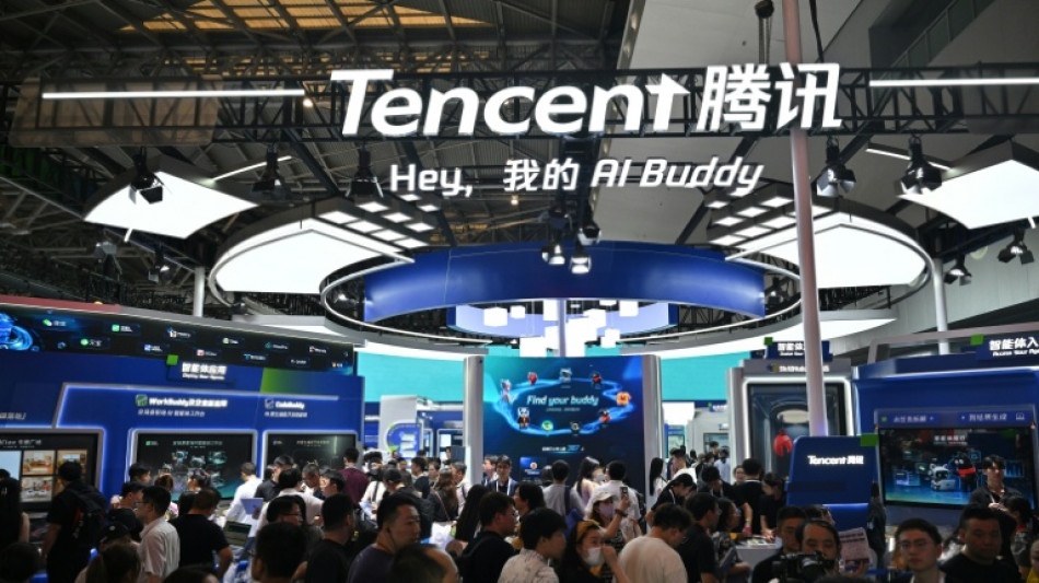 China tech giant Tencent's Q2 profit down as AI push builds