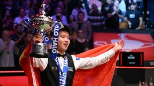 Snooker: le Chinois Zhao Xintong premier asiatique sacr&eacute; champion du monde