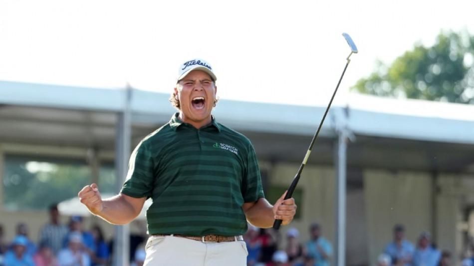 South African Potgieter wins playoff on fifth hole for PGA Detroit title