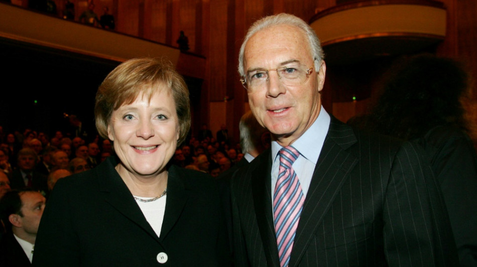 Merkel: Beckenbauer "eine gro&szlig;artige Pers&ouml;nlichkeit"