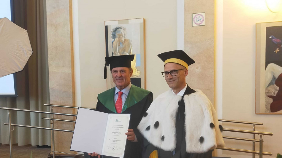 Diploma MBA Honoris Causa a Philippe Donnet, CEO Generali