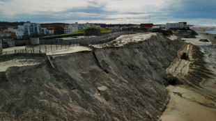 A Biscarrosse, une partie de la promenade s'est effondr&eacute;e avec la temp&ecirc;te