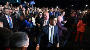 Sunak wows grassroots with speech to Tory conference