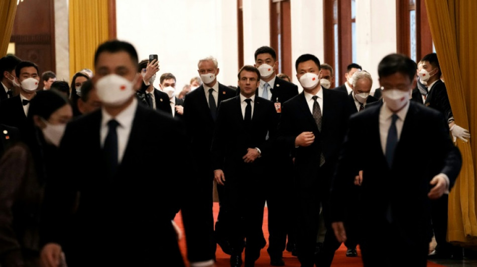 Macron pide al l&iacute;der chino "hacer entrar a Rusia en raz&oacute;n"