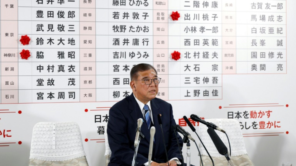 Japon: Ishiba, Premier ministre "outsider" miné par l'impopularité