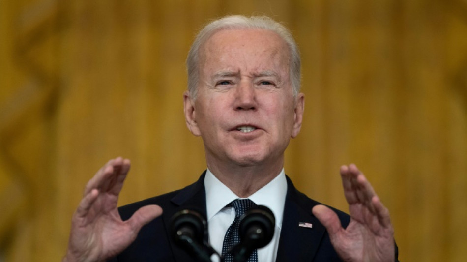 Ukraine: Biden maintient la pression sur Moscou mais veut donner "ses chances" &agrave; la diplomatie