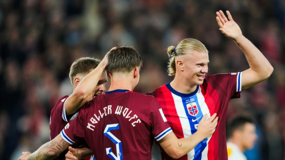 Com 5 gols de Haaland, Noruega massacra Moldávia (11-1) e lidera Grupo I das Eliminatórias