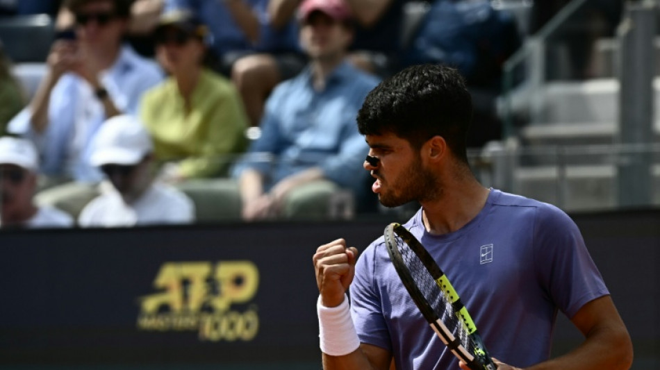 Tennis: Alcaraz passe la deuxi&egrave;me et acc&eacute;l&egrave;re &agrave; Rome
