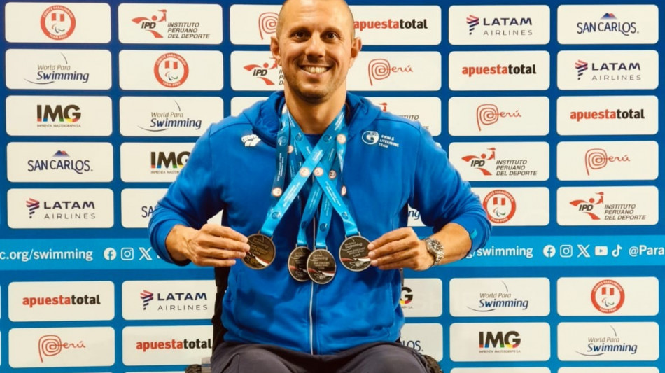 Mondiali paralimpici nuoto: Da Prato vince 1 oro e 3 argenti