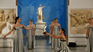 JO d'hiver 2026: le relais de la flamme olympique a débuté à Olympie, en Grèce
