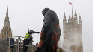 UK police arrest man after Churchill statue sprayed with graffiti 