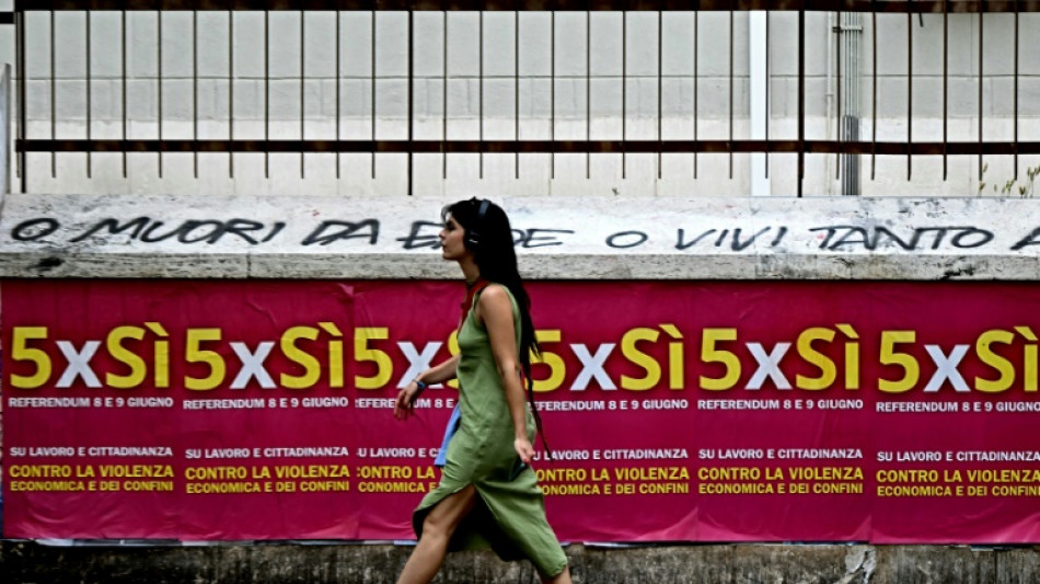 Italy holds referendum on citizenship, workers' rights