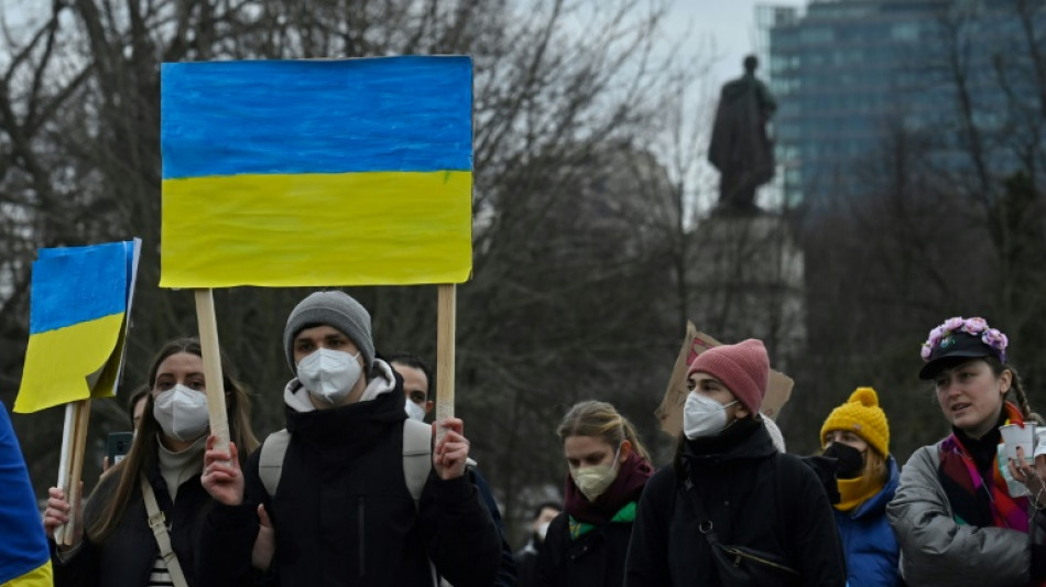 Gro&szlig;demonstration gegen Ukraine-Krieg in Hamburg