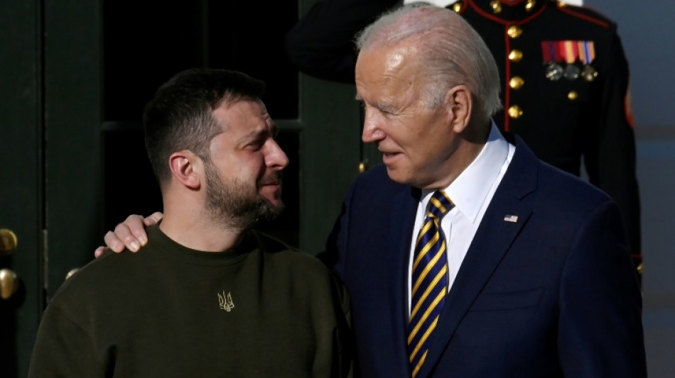 Zelensky &agrave; Washington, Biden promet un renforcement des capacit&eacute;s militaires de l'Ukraine