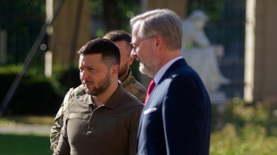 Zelenski se re&uacute;ne con el presidente turco en una gira para presionar a la OTAN