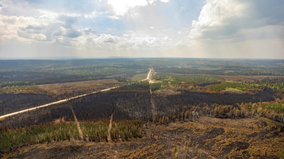 Los incendios forestales merman lentamente en el oeste de Canad&aacute;