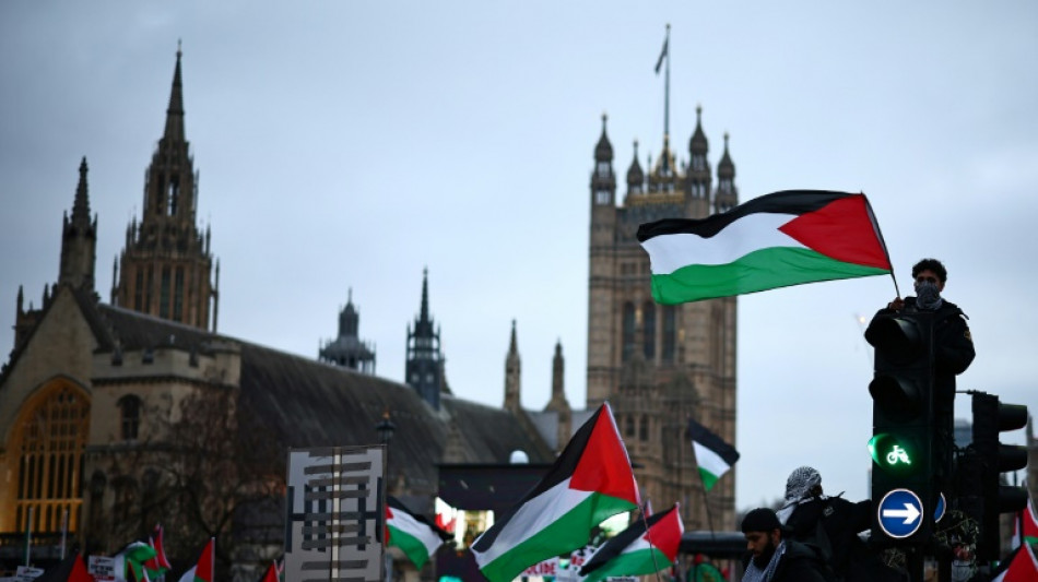 Londres: des milliers de personnes d&eacute;filent &agrave; nouveau pour soutenir les Palestiniens