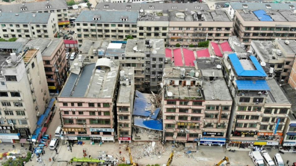 Effondrement meurtrier d'un immeuble en Chine: 15 accus&eacute;s condamn&eacute;s &agrave; de la prison