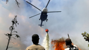 Forest fire threatens tourist town in Colombian Andes