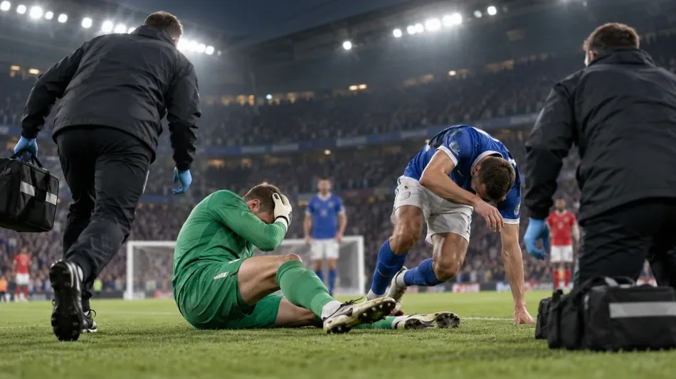 Emiliano Mart&iacute;nez fue hospitalizado tras choque de cabezas en el Chelsea-Everton