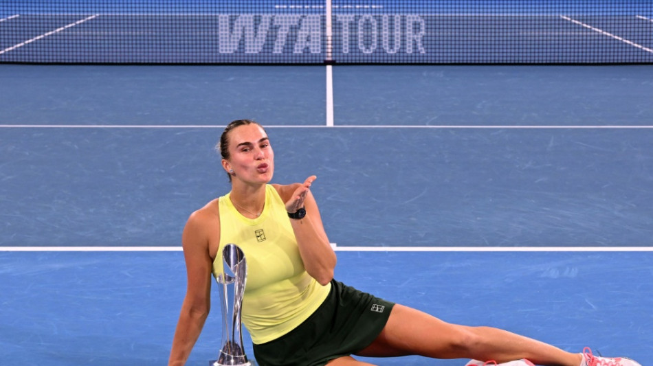 Starke Form vor Melbourne: Sabalenka triumphiert in Brisbane