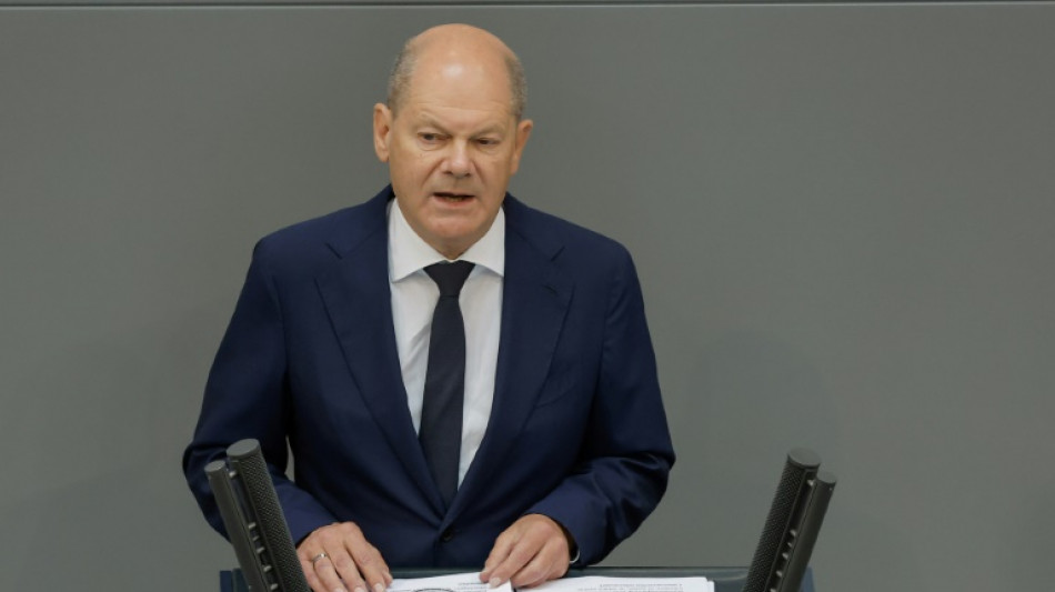 Kanzler Scholz gibt Regierungserkl&auml;rung im Bundestag zur Lage in Israel ab