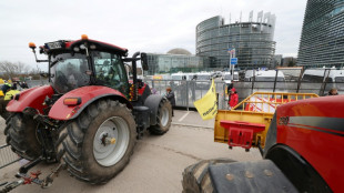 Tracteurs et agriculteurs en col&egrave;re devant le Parlement europ&eacute;en