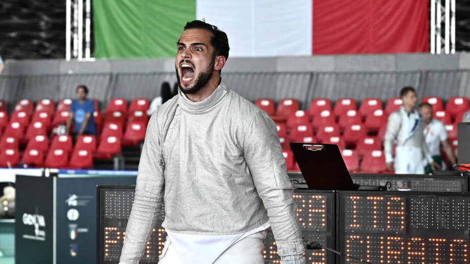 Scherma: Mondiali; Curatoli in semifinale, prima medaglia Italia