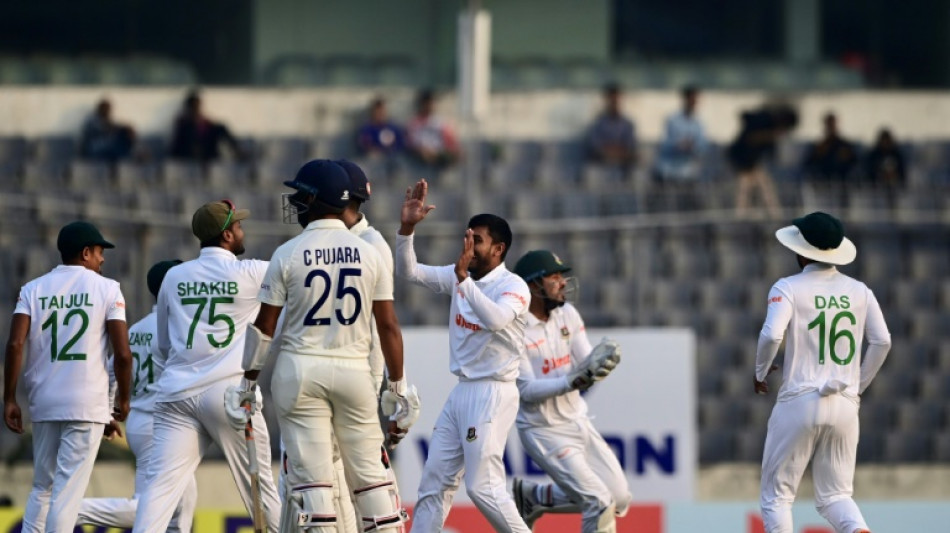 Bangladesh bowlers rattle India to leave match hanging in the balance