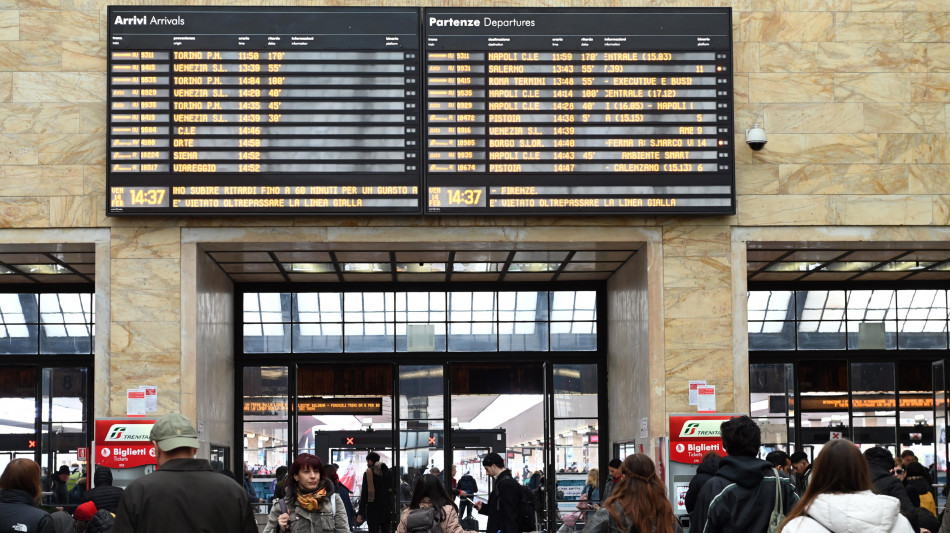 >>>ANSA/Stop dei treni ad ottobre,l'autorit&agrave; accende un faro