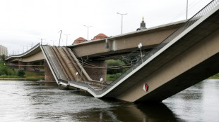 Drohendes Hochwasser: Abriss nach Teileinsturz von Dresdner Carolabr&uuml;cke l&auml;uft