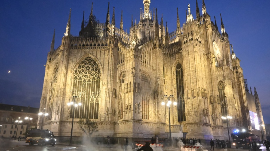Disturbios en Mil&aacute;n tras una protesta por el costo de la vida
