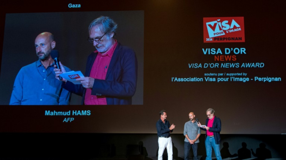 Fot&oacute;grafo palestino da AFP Mahmud Hams vence pr&ecirc;mio Visa de Ouro News