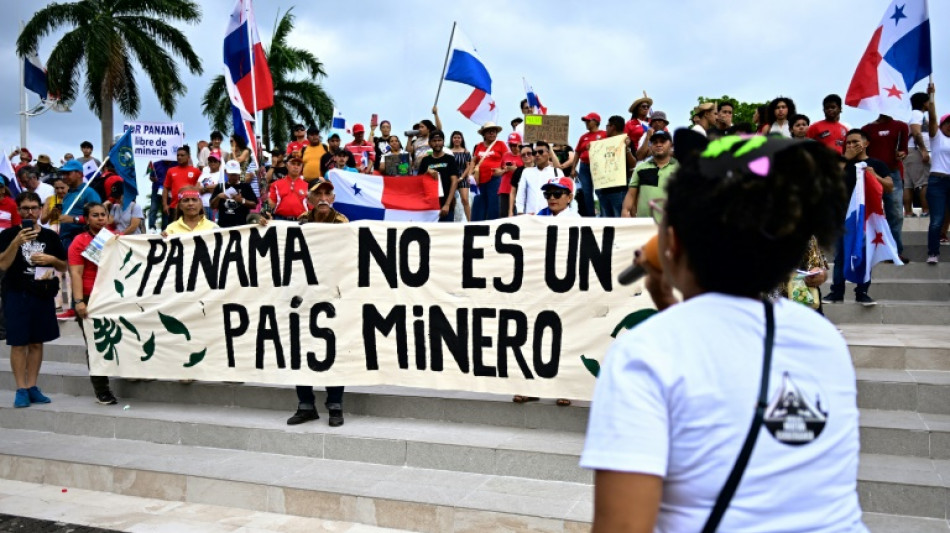 Protesta en Panam&aacute; contra eventual reapertura de mina de capital canadiense